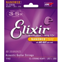 Elixir Nanoweb 12-Strings Heavy